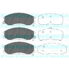 Колодки гальмівні (передні) Hyundai Santa Fe/Trajet 00-12/Ssangyong Actyon/Kyron 05-/Rexton 02-