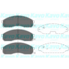 Колодки гальмівні (передні) Kia Carnival/K2500/Pregio 97-