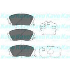 Колодки гальмівні (передні) Hyundai Tucson 09-/ I40 11-/ IX35 10-/ Kia Sportage 04-