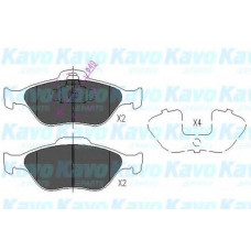 Колодки гальмівні (передні) Ford Fiesta 95-10/Fusion/Ka 02-12/Mazda 121 96-03/Mazda 2 03-07