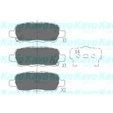 Колодки гальмівні (задні) Nissan Juke/X-Trail 01-/Qashqai 1.5dCi-3.5 08- (Akebono)