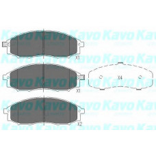 Колодки гальмівні (передні) Nissan Navara/Pick Up 2.4i/2.5 TD 98-