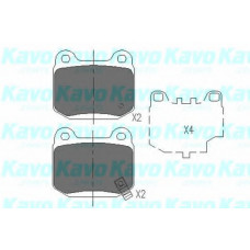 Колодки гальмівні (передні) Mitsubishi Lancer 95-13/Subaru Forester 12-/Impreza/Infiniti G III 99-