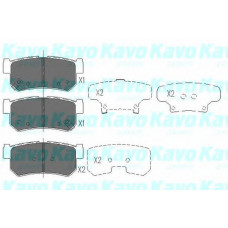 Колодки гальмівні (задні) SsangYong Rexton 02-/ Actyon 05- (Akebono)