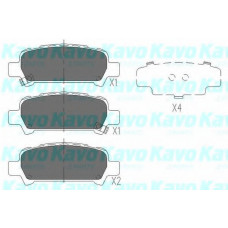 Колодки гальмівні (задні) Subaru Impreza/Outback/Forester 95- (Akebono)