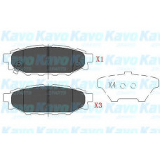 Колодки гальмівні (задні) Subaru Impreza/Outback/Forester 03- (Akebono)