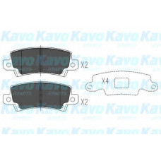 Колодки гальмівні (задні) Toyota Corolla 1.4-2.0D 00-