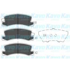 Колодки гальмівні (задні) Toyota Camry/Avensis/Lexus RX 06- (Akebono)