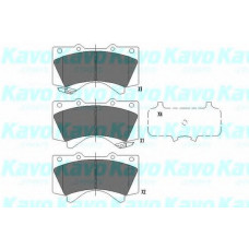 Колодки гальмівні (передні) Toyota Land Cruiser 200 08- (Advics)