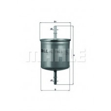 Фільтр паливний Volvo S40 I/S60 I/S80 I/V40/V70/XC70/XC90 I 1.6-4.4 95-14