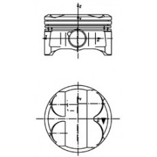 Поршень BMW 3 (E46) 1.6- 2.0 i 00-11 N45/N46/N42/N40 (STD) (84.00mm/STD)