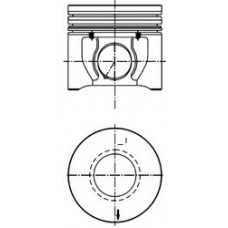Поршень з кільцями FORD TRANSIT 90,40 2.4 DI 16V D2FA/D2FB/D2FE/F4FA 00-06 (вир-во KS)
