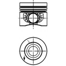 Поршень з кільцями VW 81,26 2,0TDI 16V CAGA,CAGB,CAGC,CAHA,CAHB,CBAA,CBAB,CBBB,CBDA  (вир-во KS)