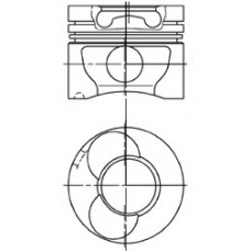 Поршень MB Sprinter 901-904 96-06 OM602 (89.50mm/+0.50)