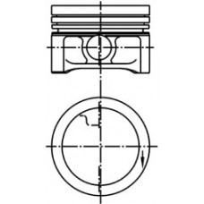 Поршень з кільцями SMART 66.75 0.7 M160 (вир-во KS)