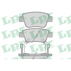 Колодка гальм. диск. TOYOTA AVENSIS (T22, T25) задн. (вир-во LPR)