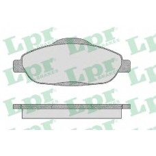 Колодка гальм. диск. PEUGEOT 308 1.4-2.0 07-,3008 1.6HDI 09 - передн. (вир-во LPR)