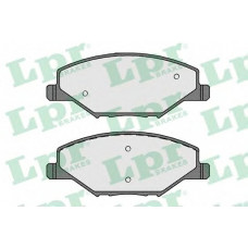 Колодка гальм. диск. SKODA FABIA 1.2-1.6 2007-2014, VW POLO 1.6 2010 - передн. (вир-во LPR)