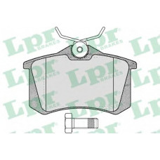 Колодка гальм. диск. AUDI, CITROEN, FORD, PEUGEOT, RENAULT, SEAT, SKODA, VW задн. (вир-во LPR)