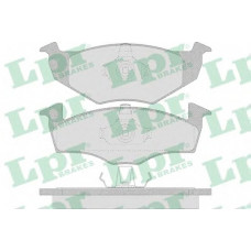 Колодка гальм. диск. SEAT IBIZA IV (6L1), SKODA FABIA (6Y2) передн. (вир-во LPR)