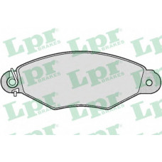 Колодка гальм. диск. CITROEN XSARA, RENAULT KANGOO (KC0/1) передн. (вир-во LPR)
