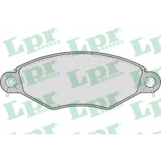 Колодка гальм. диск. PEUGEOT 206 1.1I, 1.4I, 1.6I, 1.9D,TD 11.00 - передн. (вир-во LPR)