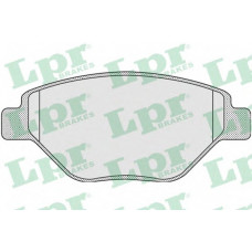 Колодка гальм. диск. RENAULT MEGANE II (BM0/1, CM0/1) передн. (вир-во LPR)