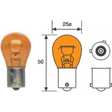 Автолампа PY21W 12V 21W BAU15s Standard (PY21W 12V)