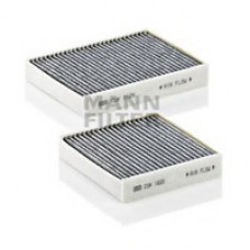 Фільтр салону Citroen C3 09-/C4 Cactus/Peugeot 2008 13-/207 06-15/208 12- (к-кт 2шт.) (вугільний)