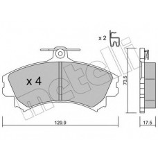 Колодки гальмівні (передні) Mitsubishi Colt 04-12/Smart 04-