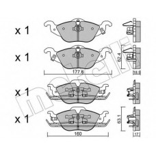 Колодки гальмівні (передні) Opel Astra G 98-09/Chevrolet Corsa 94-02