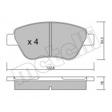 Колодки гальмівні (передні) Fiat Doblo 00-/Panda 03-/500 II 07-/Lancia Musa 04-12