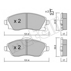 Колодки гальмівні (передні) Opel Combo 01-/Corsa C 00-09/Meriva A 03-10/Tigra 04-10