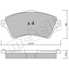 Колодки гальмівні (передні) Land Rover Freelander 98-06
