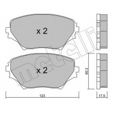 Колодки гальмівні (передні) Toyota Rav 4 II 00-05