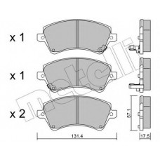 Колодки гальмівні (передні) Toyota Corolla 01-14