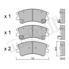 Колодки гальмівні (передні) Mazda 6 02-08