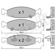 Колодки гальмівні (передні) Jeep Grand Cherokee II 99-05