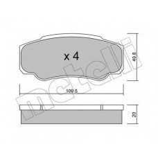 Колодки гальмівні (задні) Citroen Jumper/Fiat Ducato/Peugeot Boxer 94-