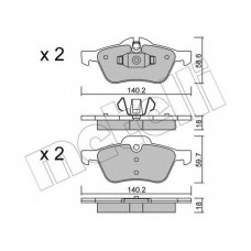Колодки гальмівні (передні) Mini Cooper/One 01-06