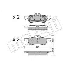 Колодки гальмівні (задні) Mini Cooper/One 01-06