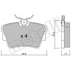 Колодки гальмівні (задні) Renault Trafic II/III/Opel Vivaro A/B/Nissan Primastar 01-/NV300/Fiat 16-