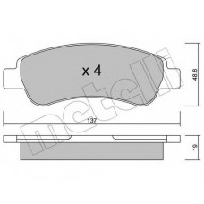 Колодки гальмівні (задні) Citroen Jumper/Fiat Ducato/Peugeot Boxer 06-