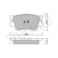 Колодки гальмівні (задні) Toyota Camry/Rav4 IV 05-/Avalon 12-18/Lexus ES 06-18