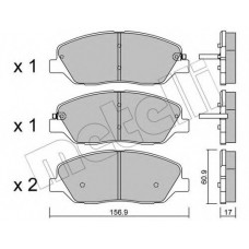 Колодки гальмівні (передні) Hyundai Santa Fe/Genesis 06-/Kia Sorento 09-