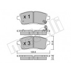Колодки гальмівні (передні) Ford Fiesta 08-