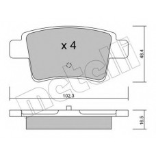 Колодки гальмівні (задні) Citroen C4 Picasso/Grand Picasso 06-13/Peugeot 408 1