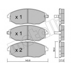 Колодки гальмівні (передні) Chevrolet Epica 04-11