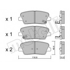 Колодки гальмівні (задні) Hyundai Santa Fe II/III/IV 06-/Genesis/Kia Sorento II/III 09-/Stinger 17-