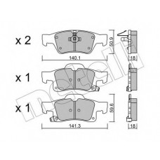 Колодки гальмівні (задні) Jeep Grand Cherokee 3.0 CRD/3.6-5.7 10-